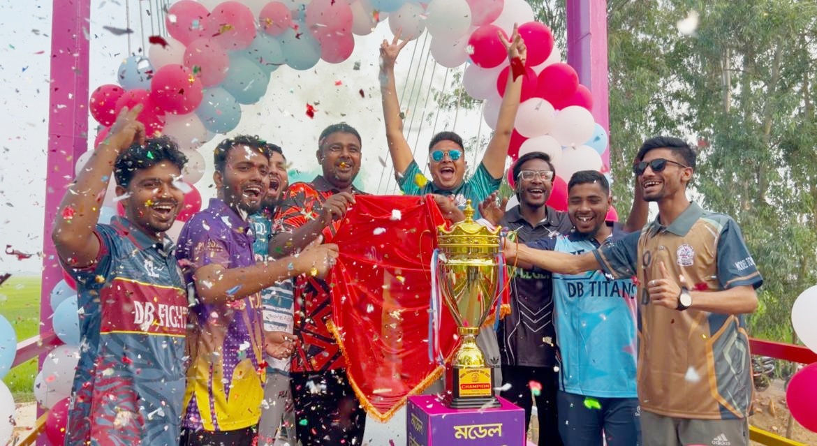 ডিবিপিএল ২০২৬, আদর্শ গ্রাম গড়ার প্রত্যয়ে বর্ণাঢ্য ট্রফি উন্মোচন